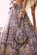 Load image into Gallery viewer, Presidential blue lehenga
