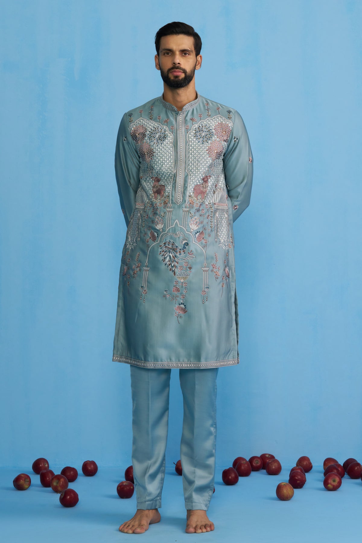 MAYUR SKYBLUE KURTA SET