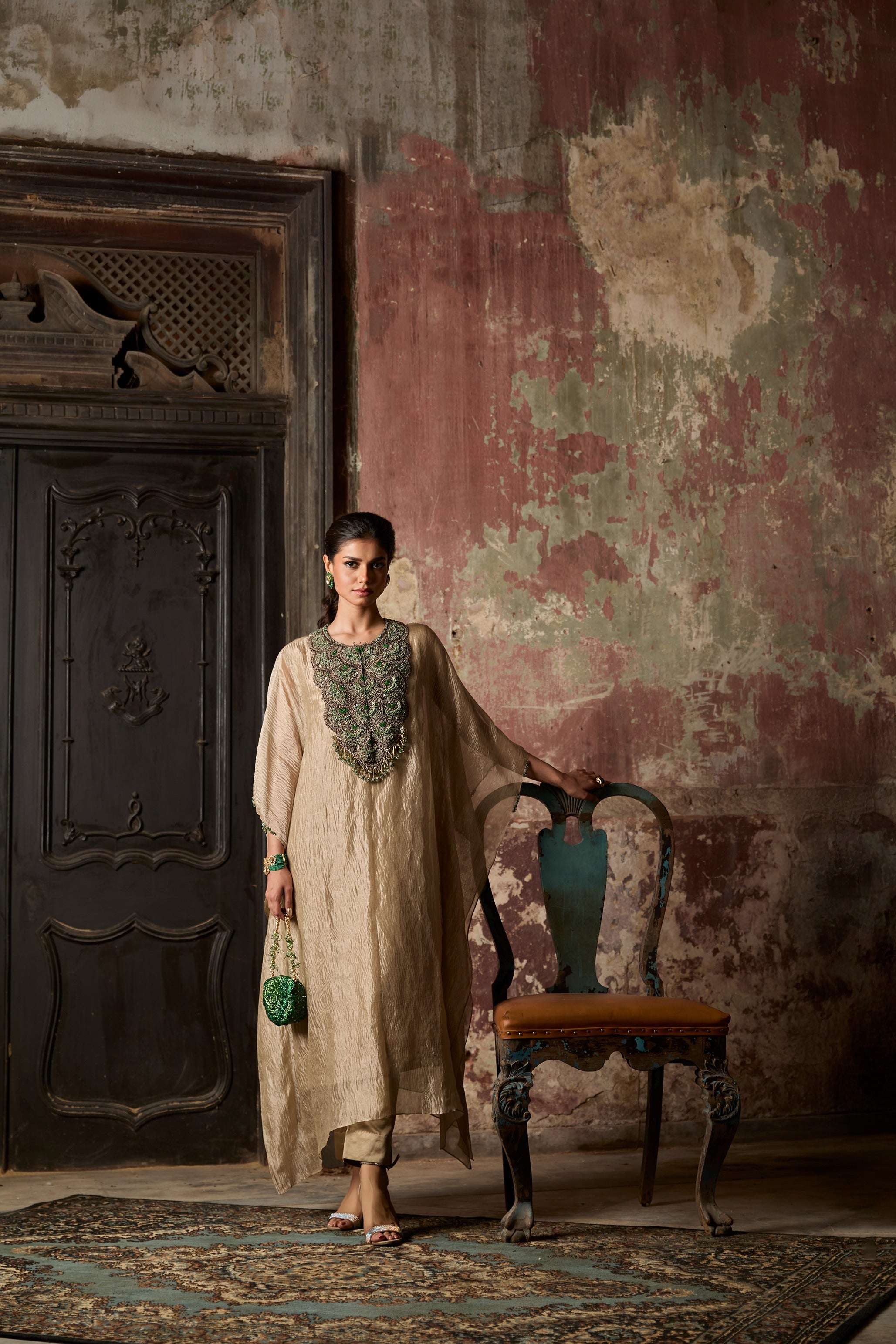 Kaftaan With Inner And Pant