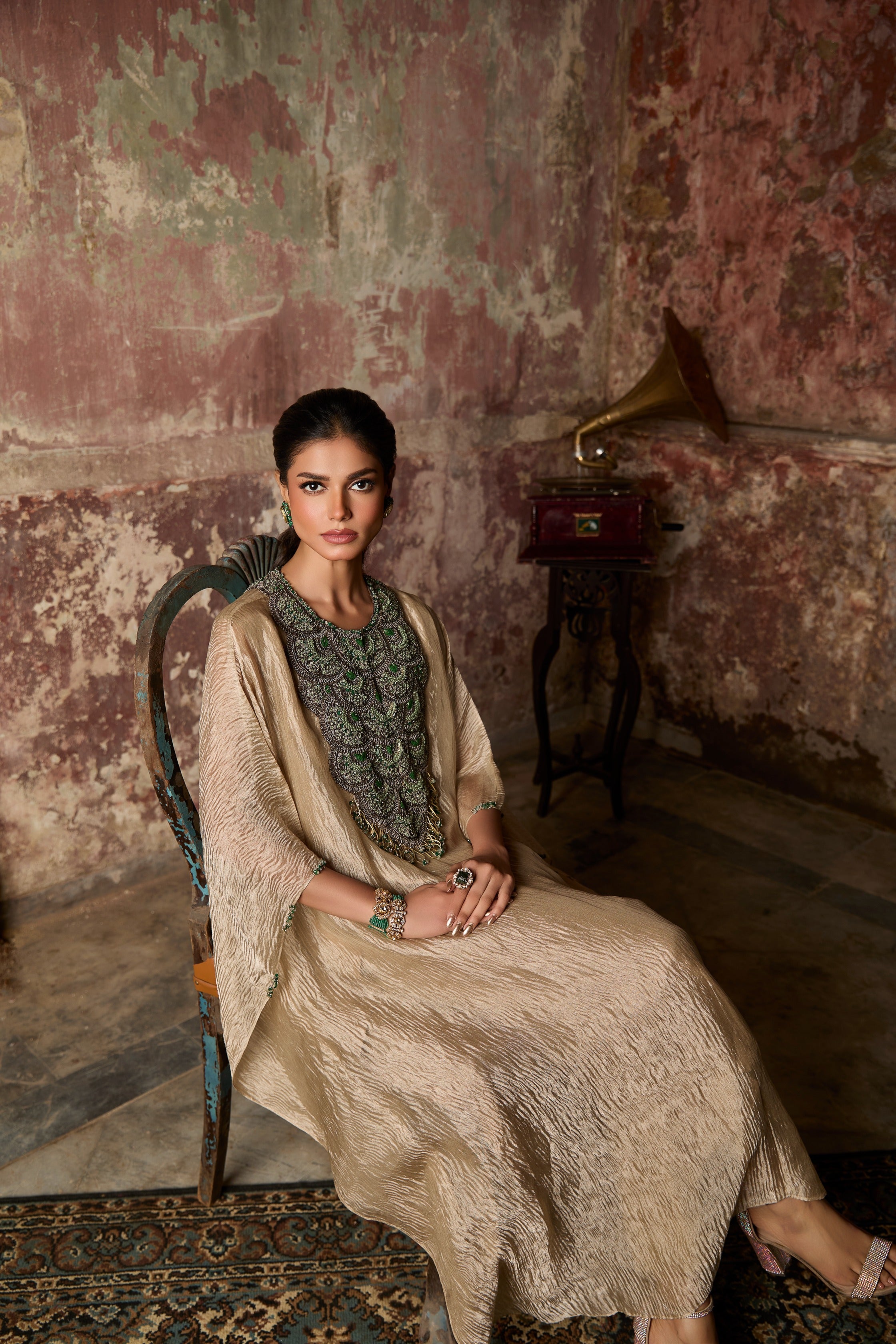 Kaftaan With Inner And Pant