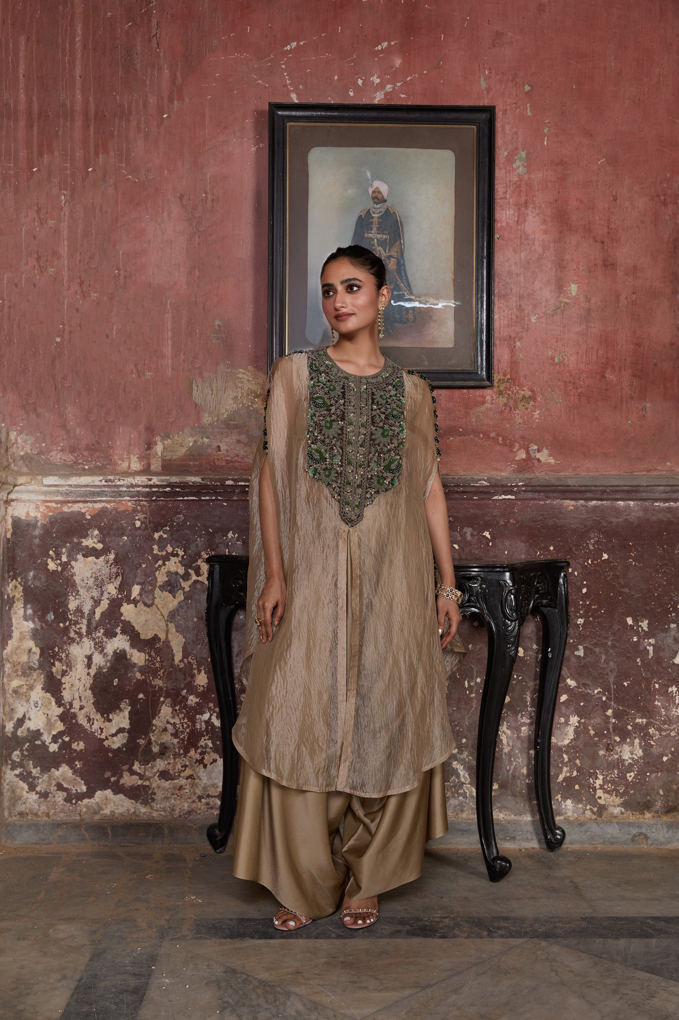 Kaftaan With Inner And Pant