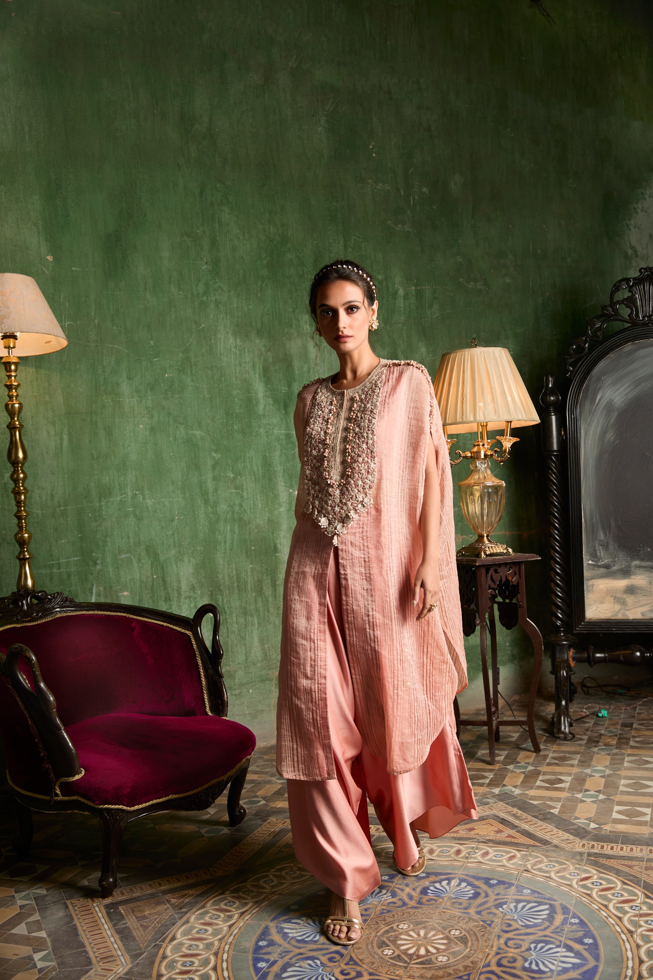 Kaftaan With Inner And Pant