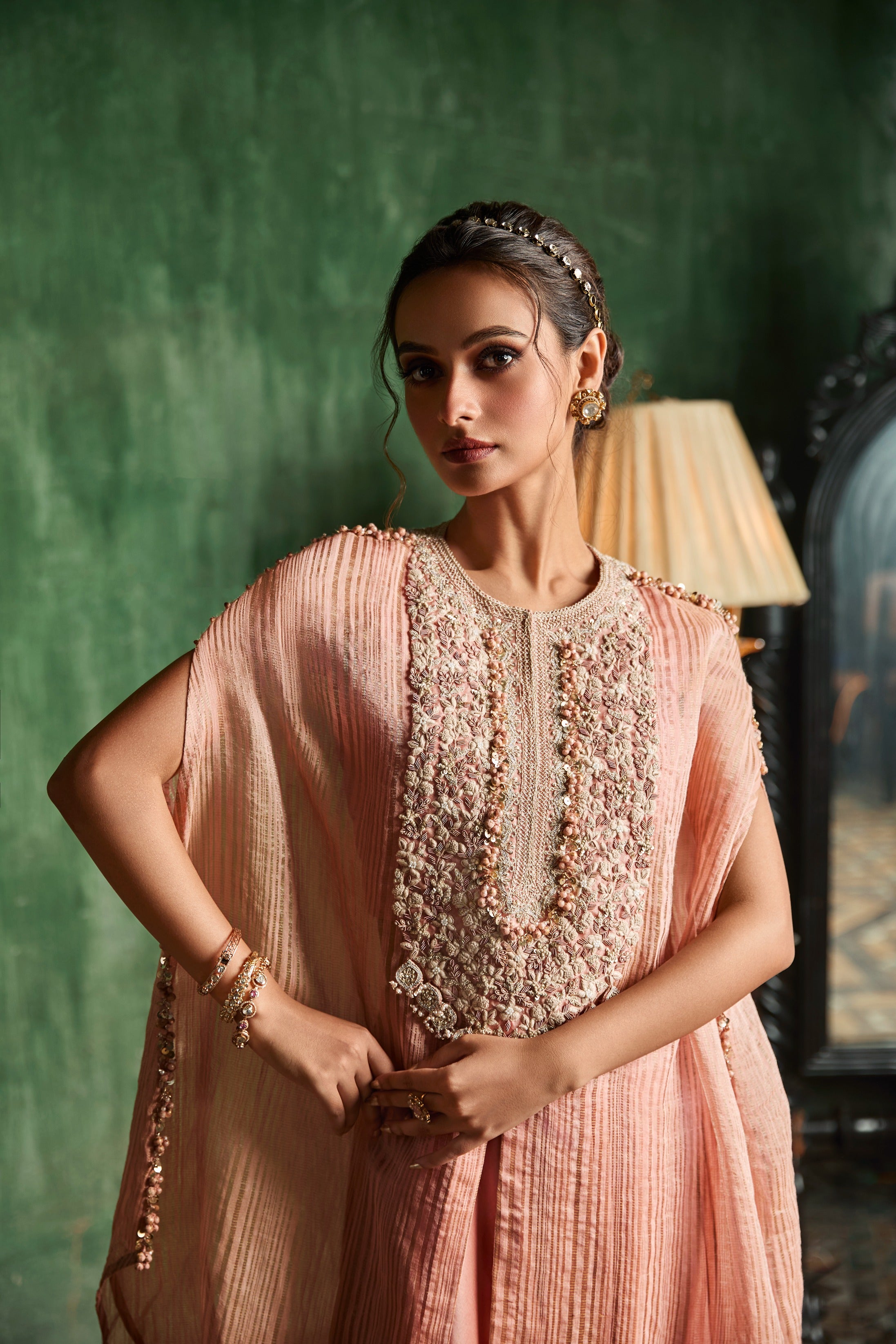 Kaftaan With Inner And Pant