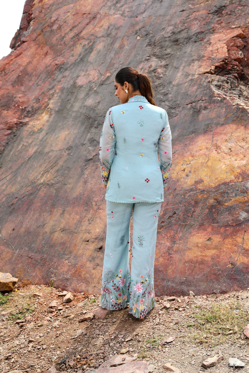 Flamingo Blue Co-Ord Set