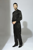 Load image into Gallery viewer, Black Embroidered Kurta Set

