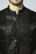 Load image into Gallery viewer, Black Embroidered Kurta Set
