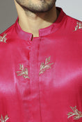 Load image into Gallery viewer, Hot Pink Embroidered Kurta Set

