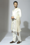 Load image into Gallery viewer, White Embroidered Kurta Set
