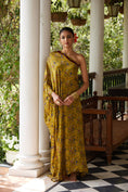 Load image into Gallery viewer, Anar Jaal One Shoulder Kaftaan Dress
