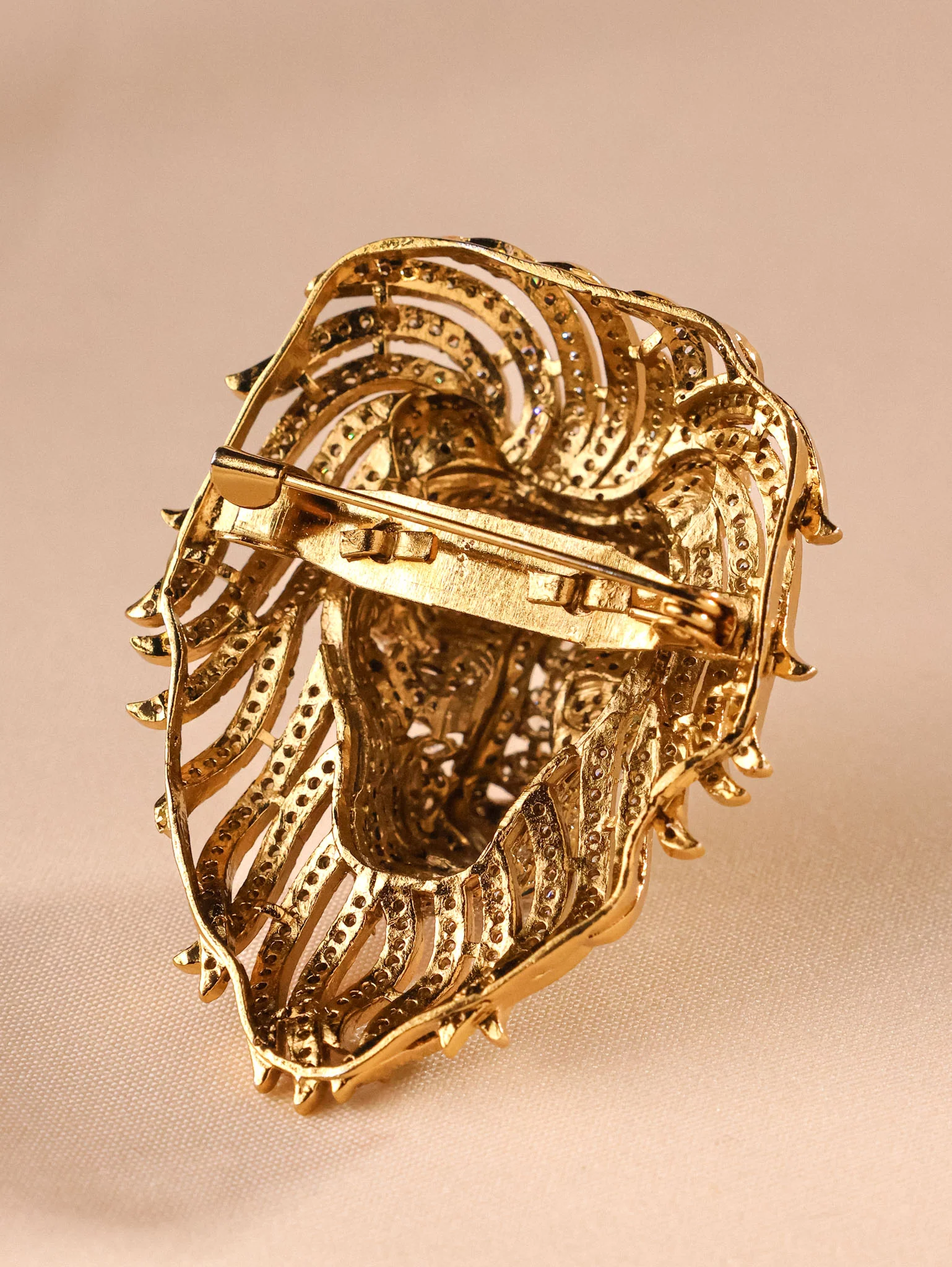 Lion Brooch