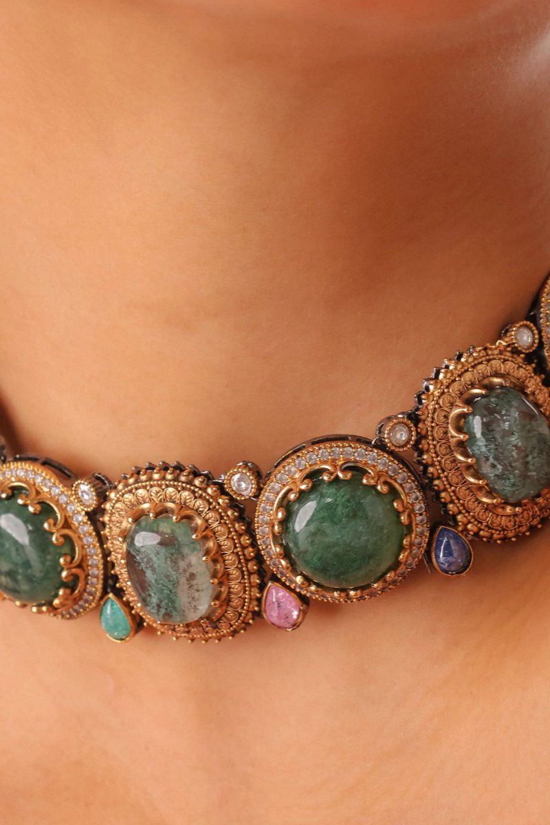 Royal Gemstone Choker