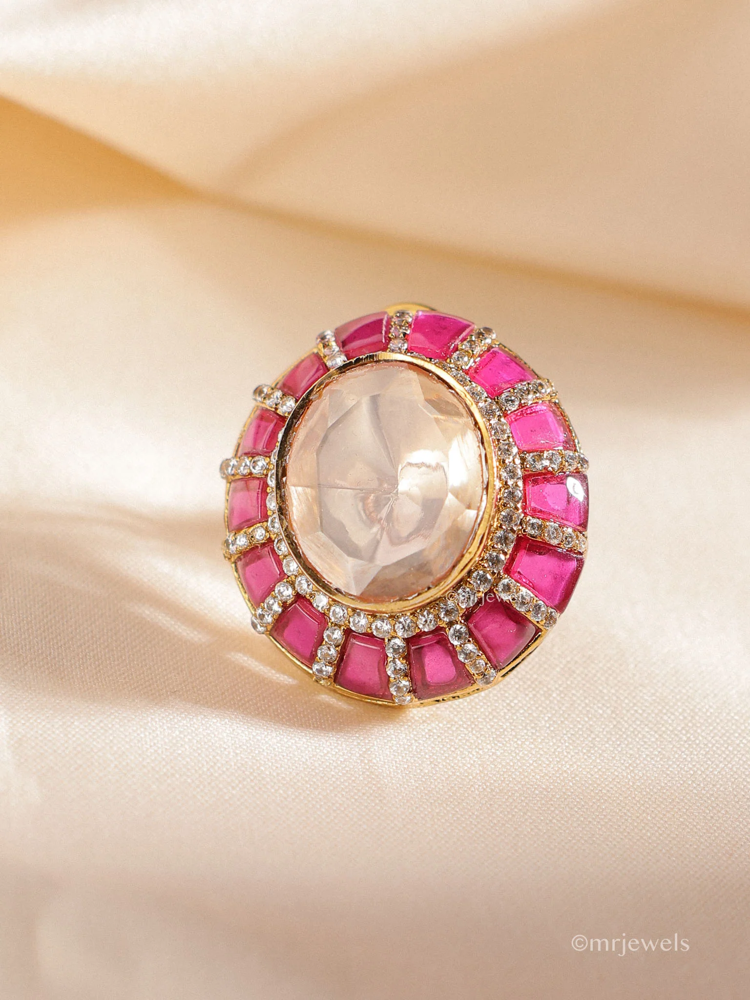 Royal Polki Stud Earrings