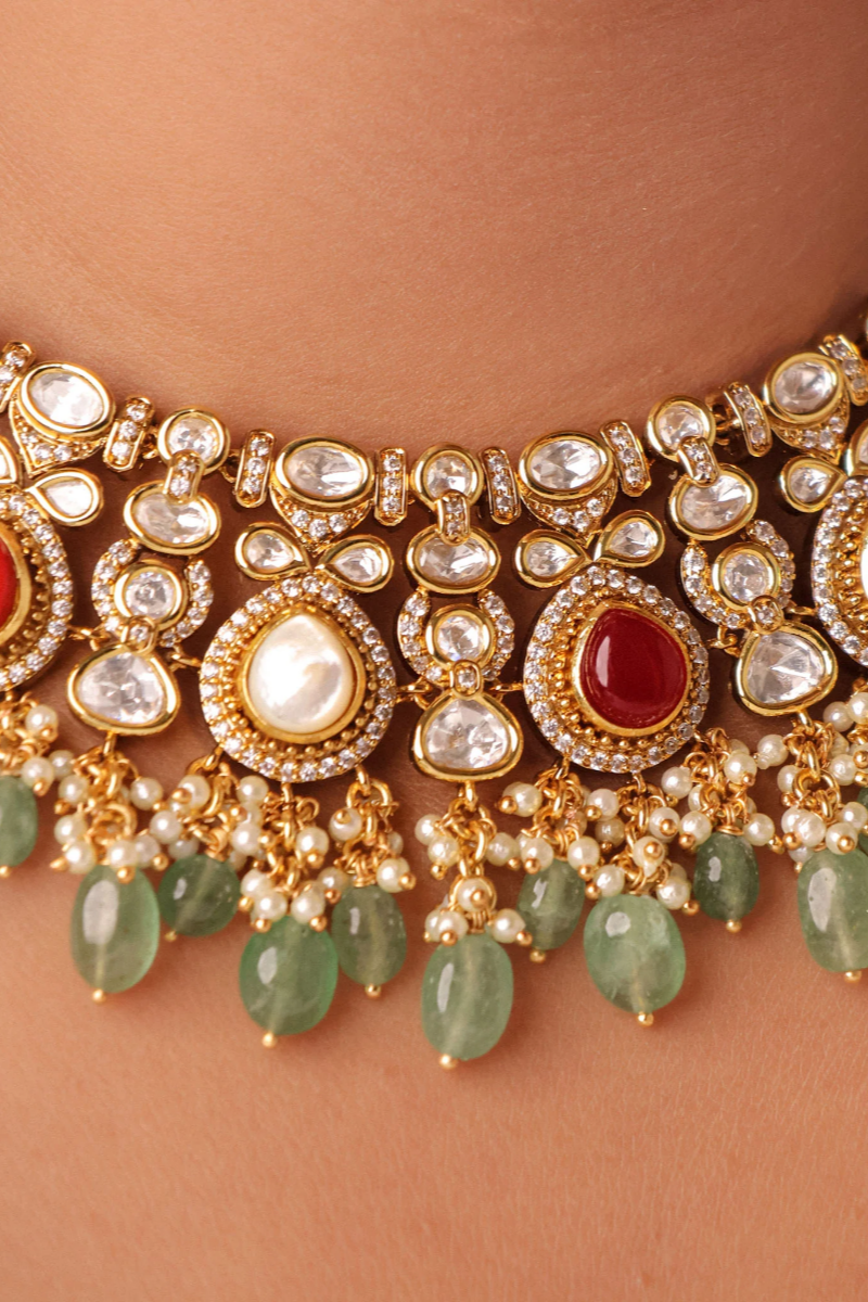 Aarohi Heirloom Kundan Pearl