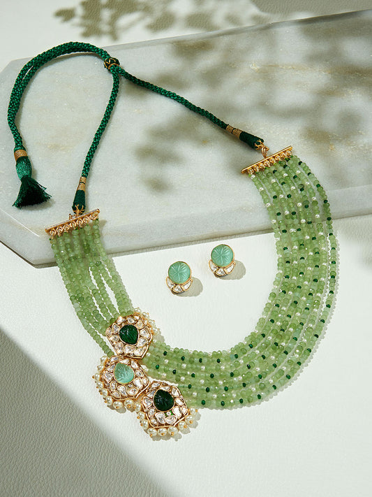 Multi Colour Layered Necklace Set