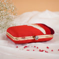Load image into Gallery viewer, Waves Of Red Clutch Bag
