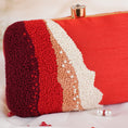 Load image into Gallery viewer, Waves Of Red Clutch Bag
