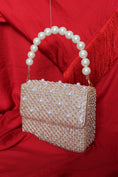 Load image into Gallery viewer, Pearl Shimmer Purse With Handle
