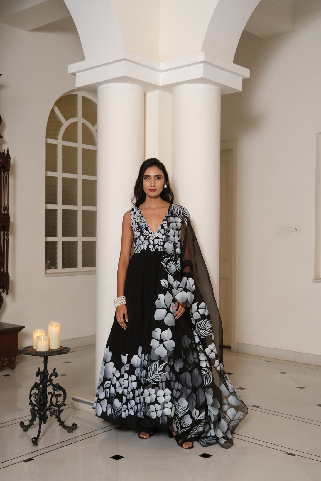 Zoya Anarkali in Black