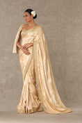 Load image into Gallery viewer, Beige Gulaab Saree
