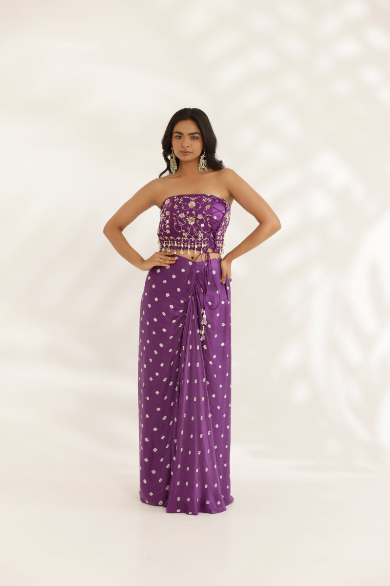 Drape Skirt with Corset