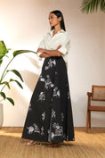 Load image into Gallery viewer, Tropicool Greyscale Maxi Skirt
