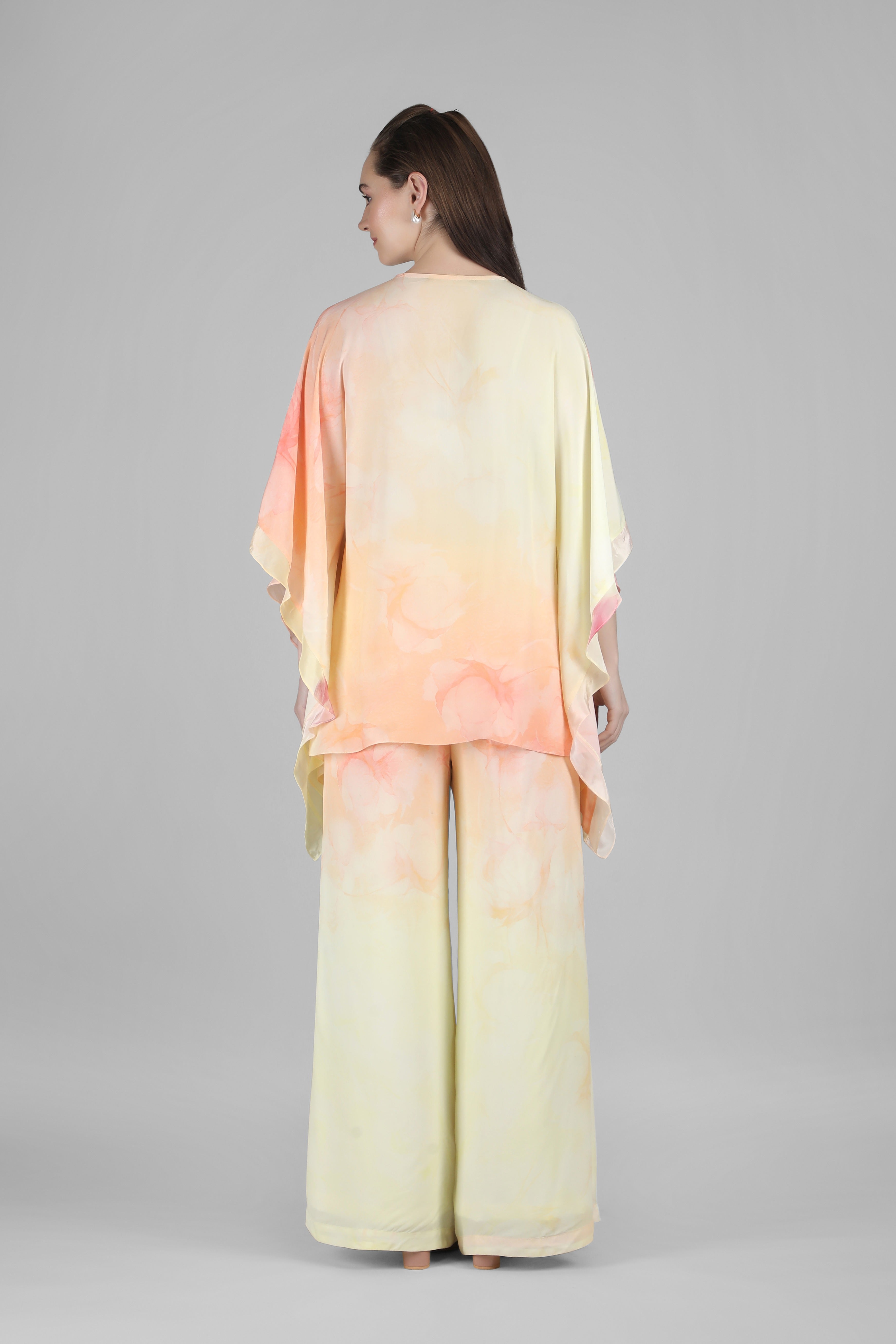 Peach Tulip Printed Co-ord Set