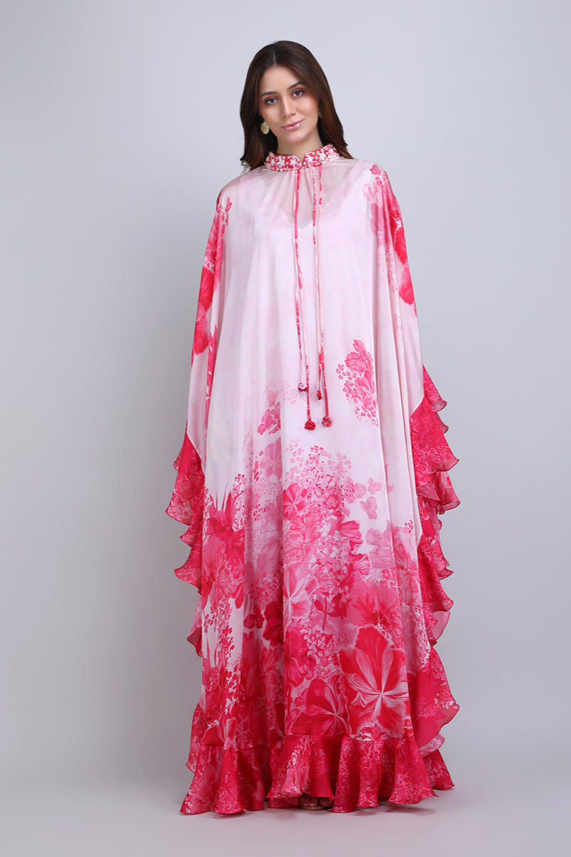 Blush Pink placement Kaftan