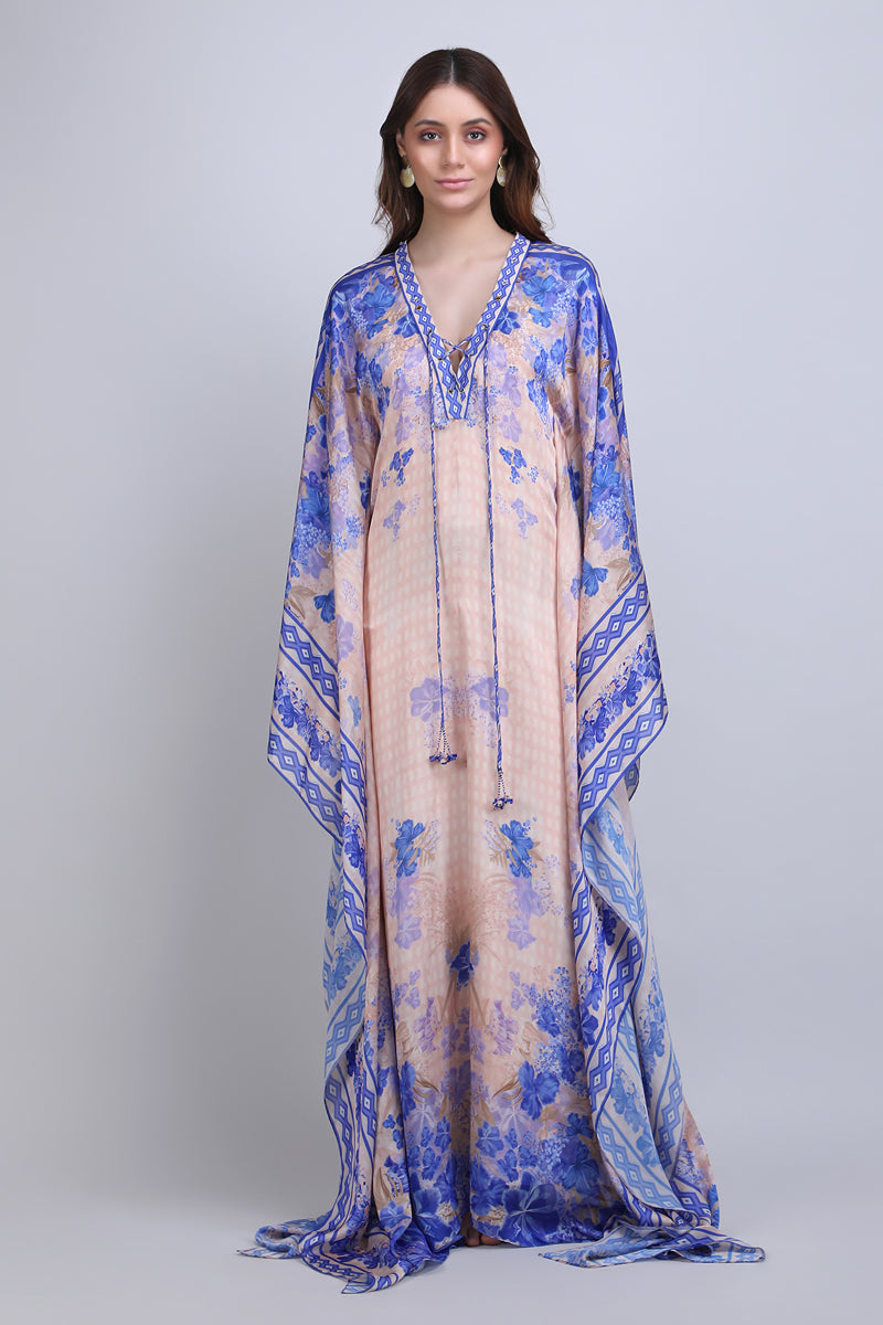 Denser Duo Floral Classisc Kaftan