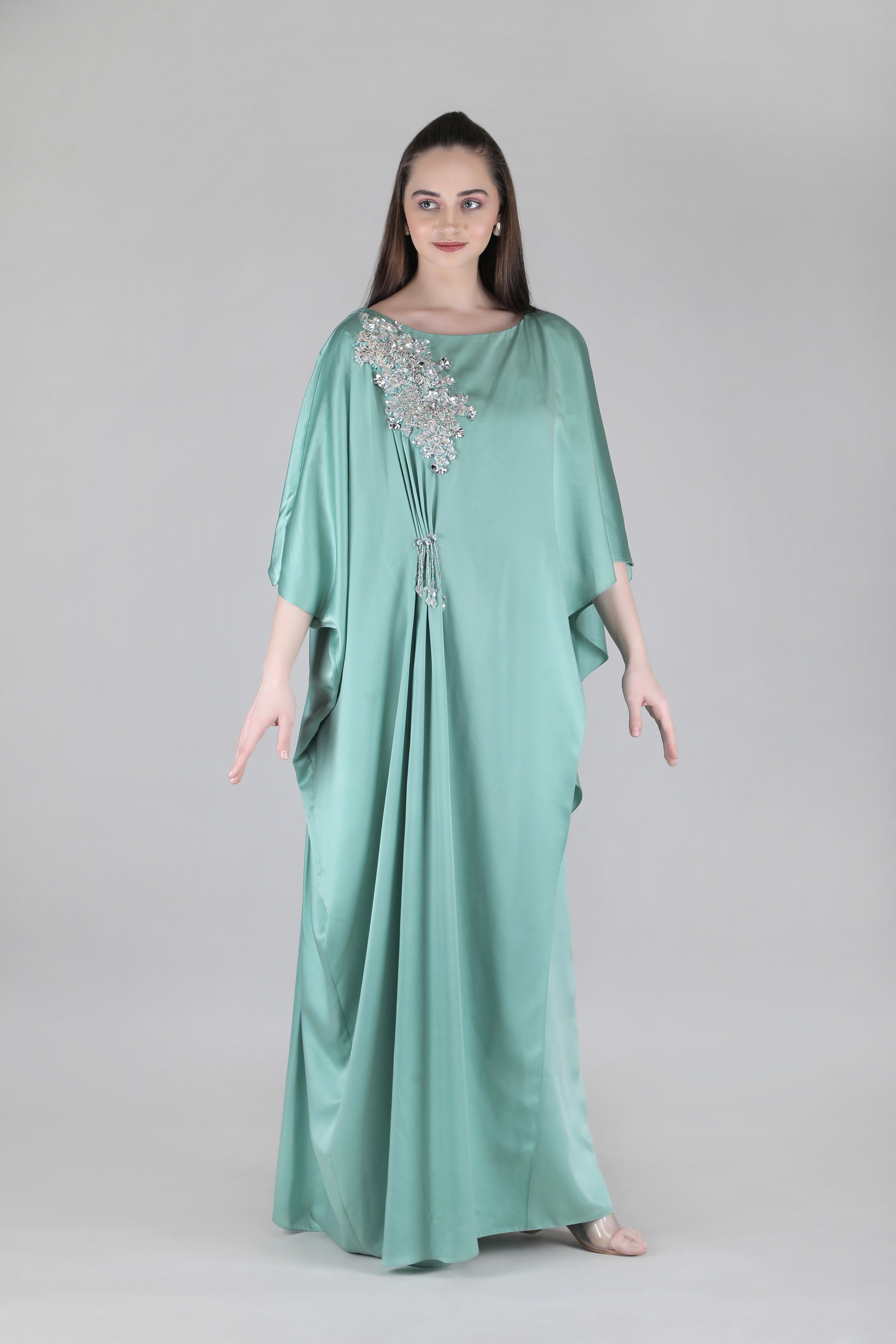 Jade Embellished Kaftan