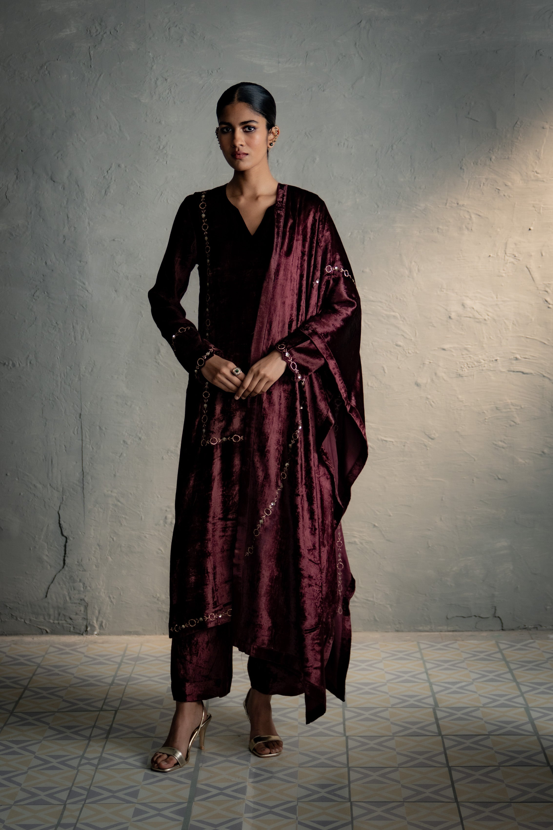 Maaya Brown Kurta Set