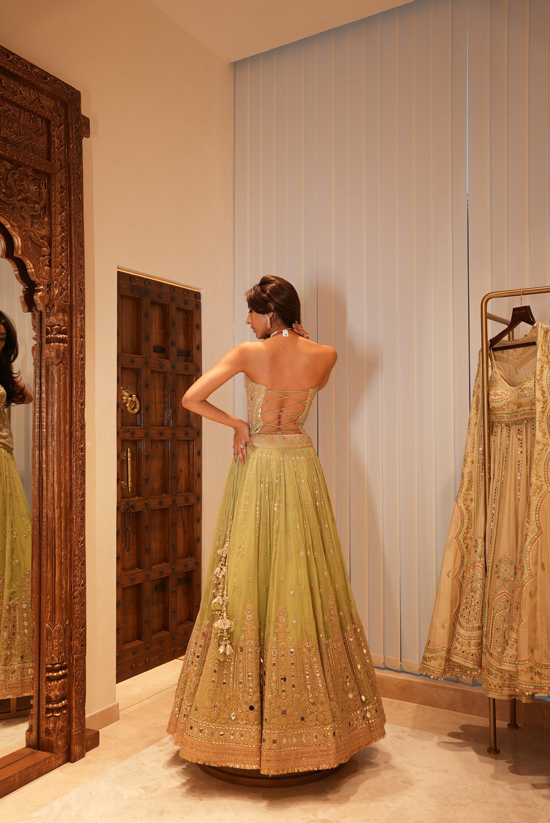 Mallaikaa Chheda in Zivaya Lehenga Set