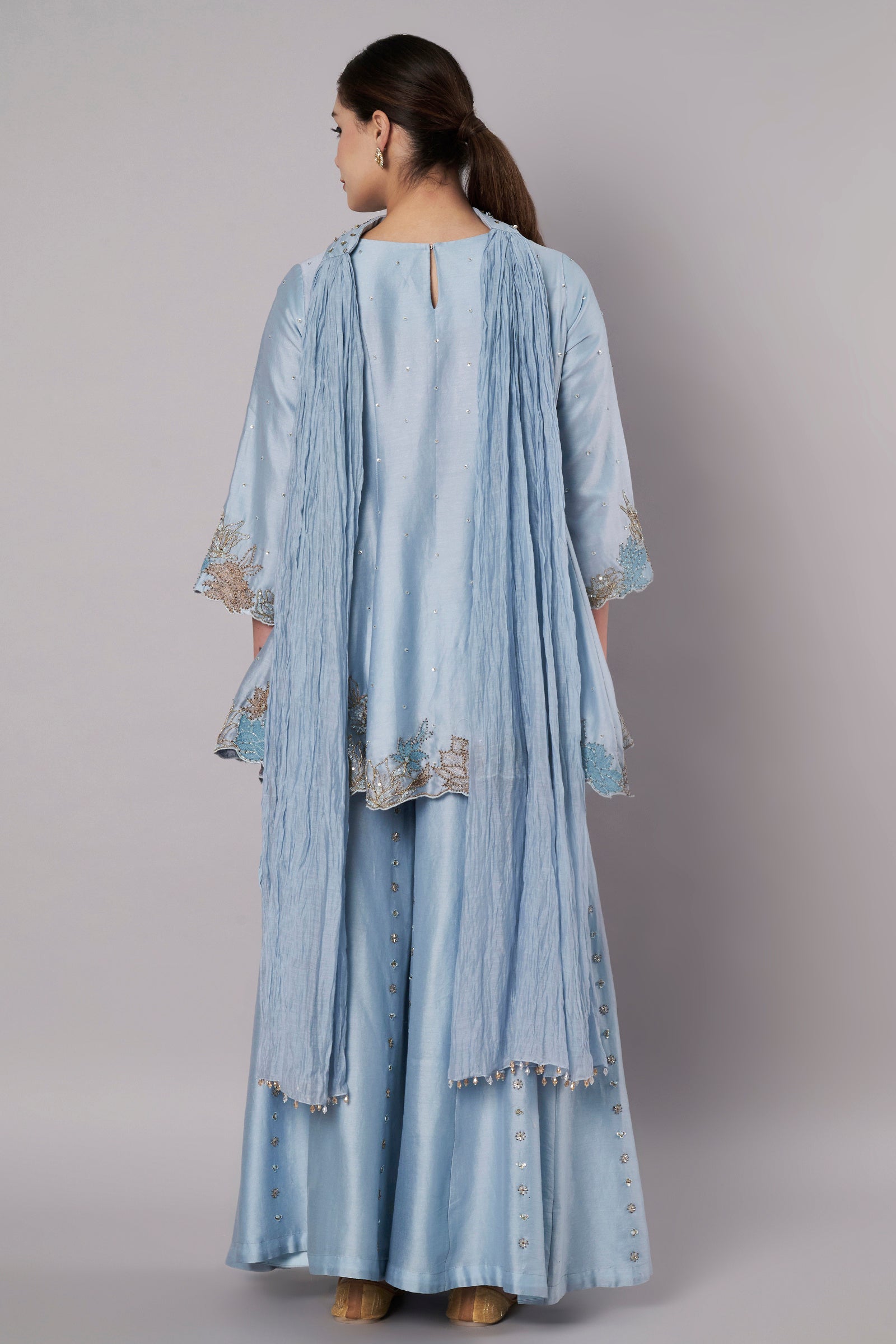 Meadow Short Kali Set - Dusty Blue
