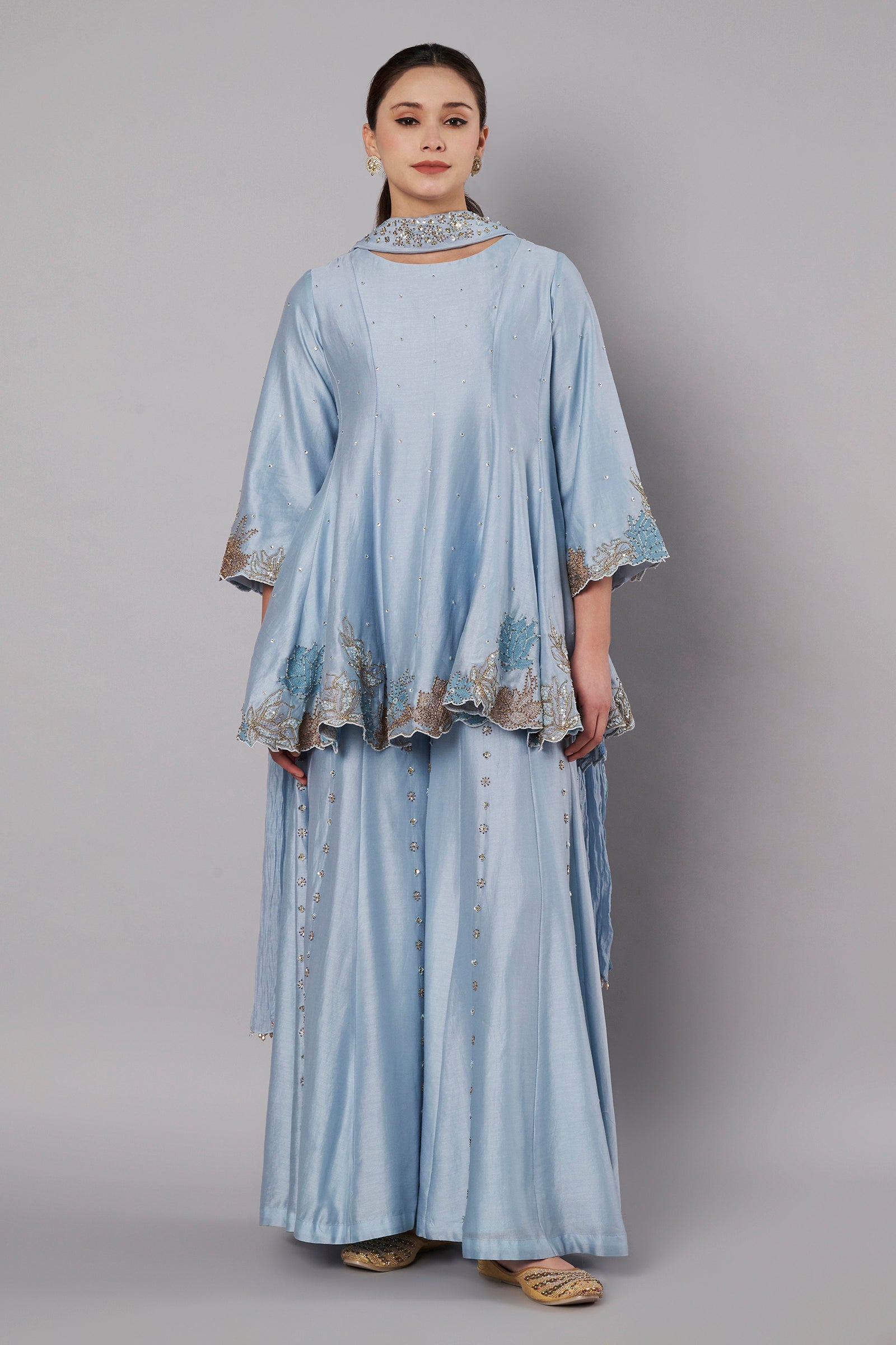 Meadow Short Kali Set - Dusty Blue