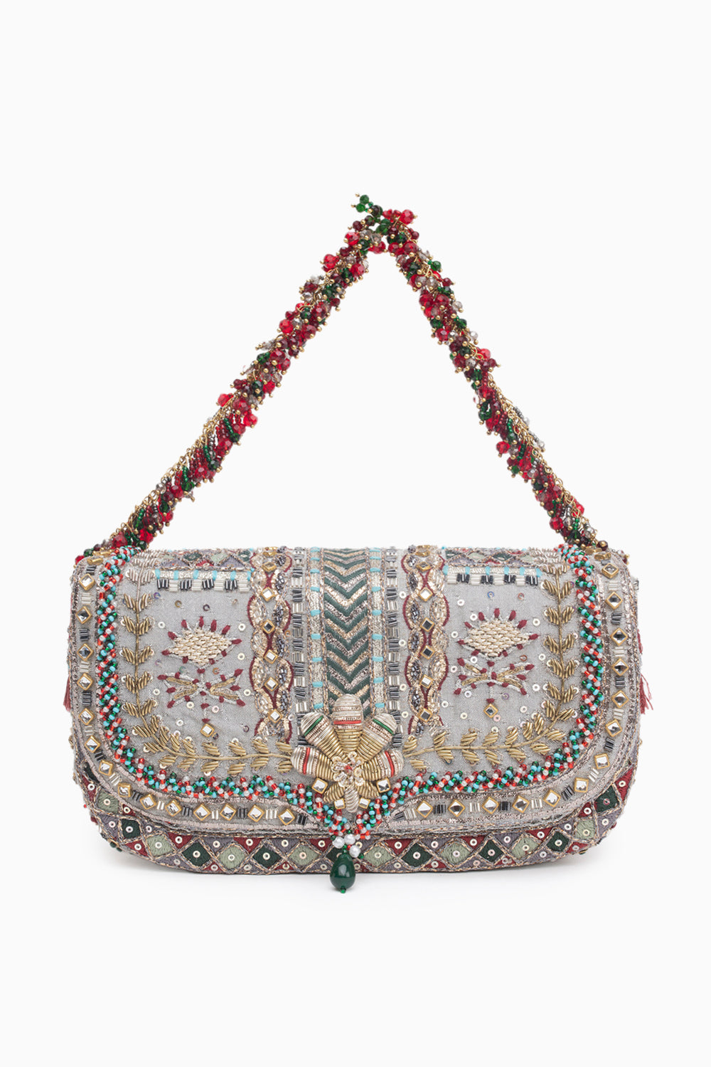 NOOR CLUTCH – SILVER