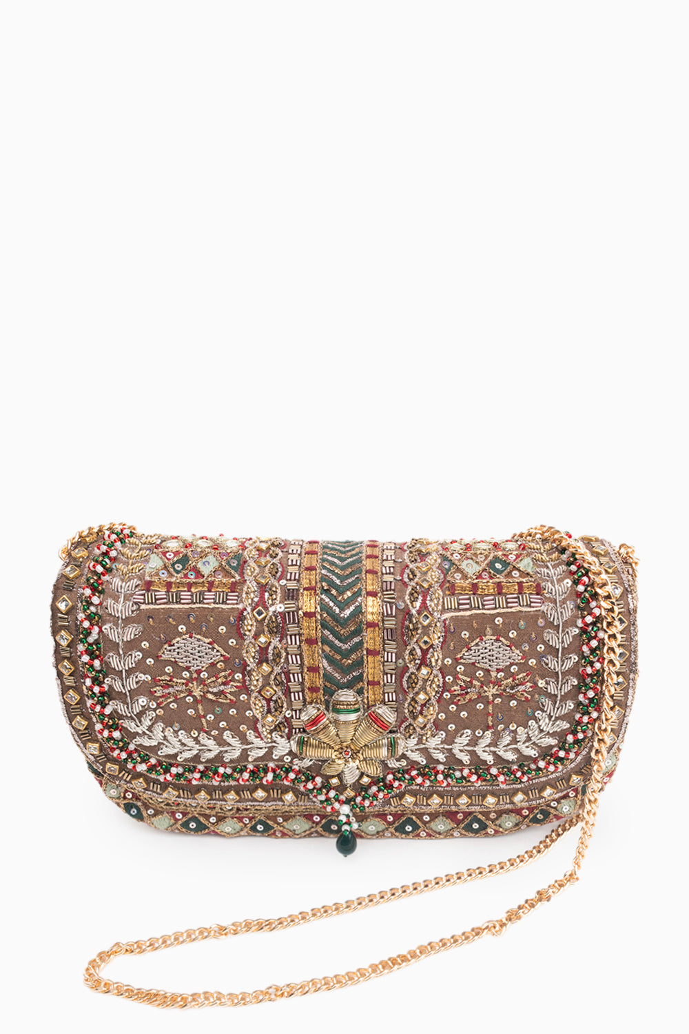 NOOR CLUTCH – VINTAGE GOLD