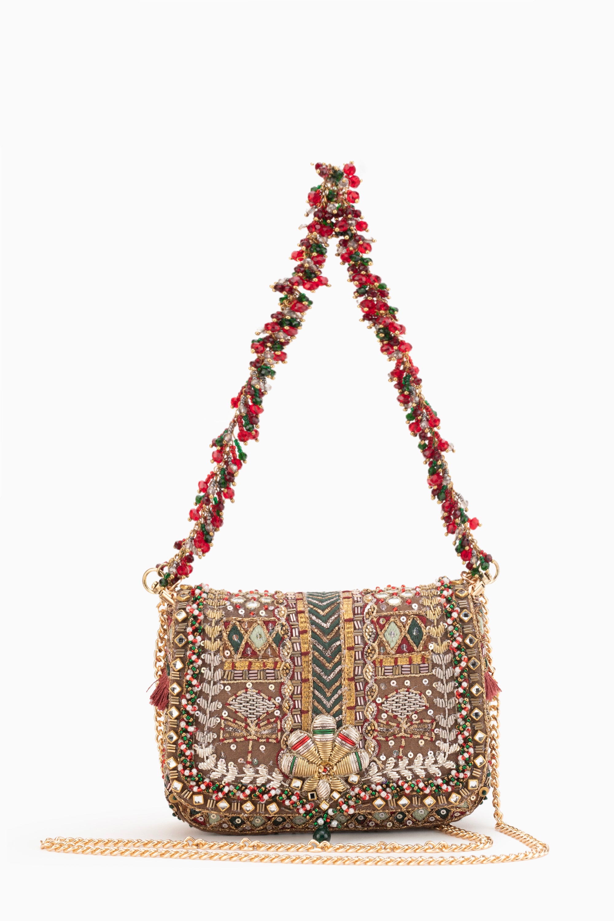 NOOR MINI CLUTCH – VINTAGE GOLD