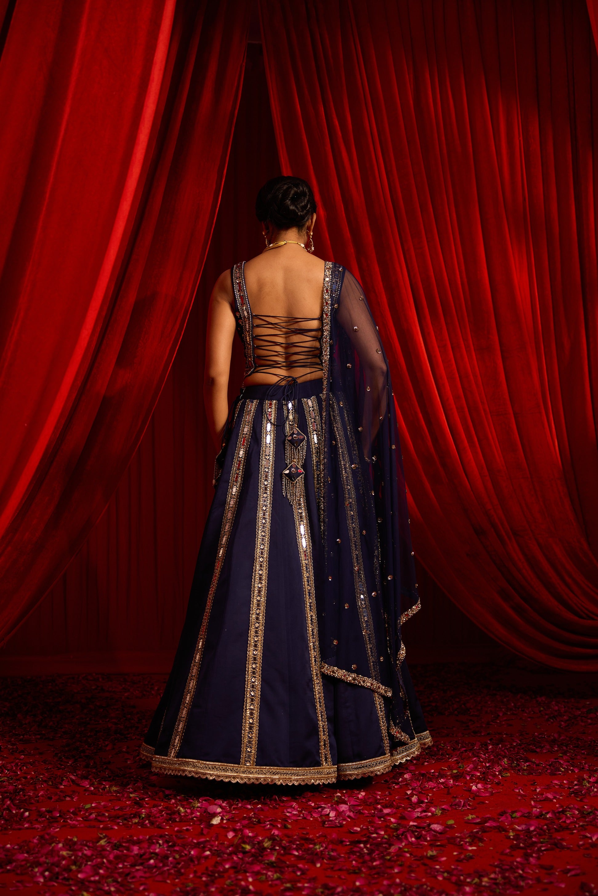 Anvaya Neel Lehenga Set