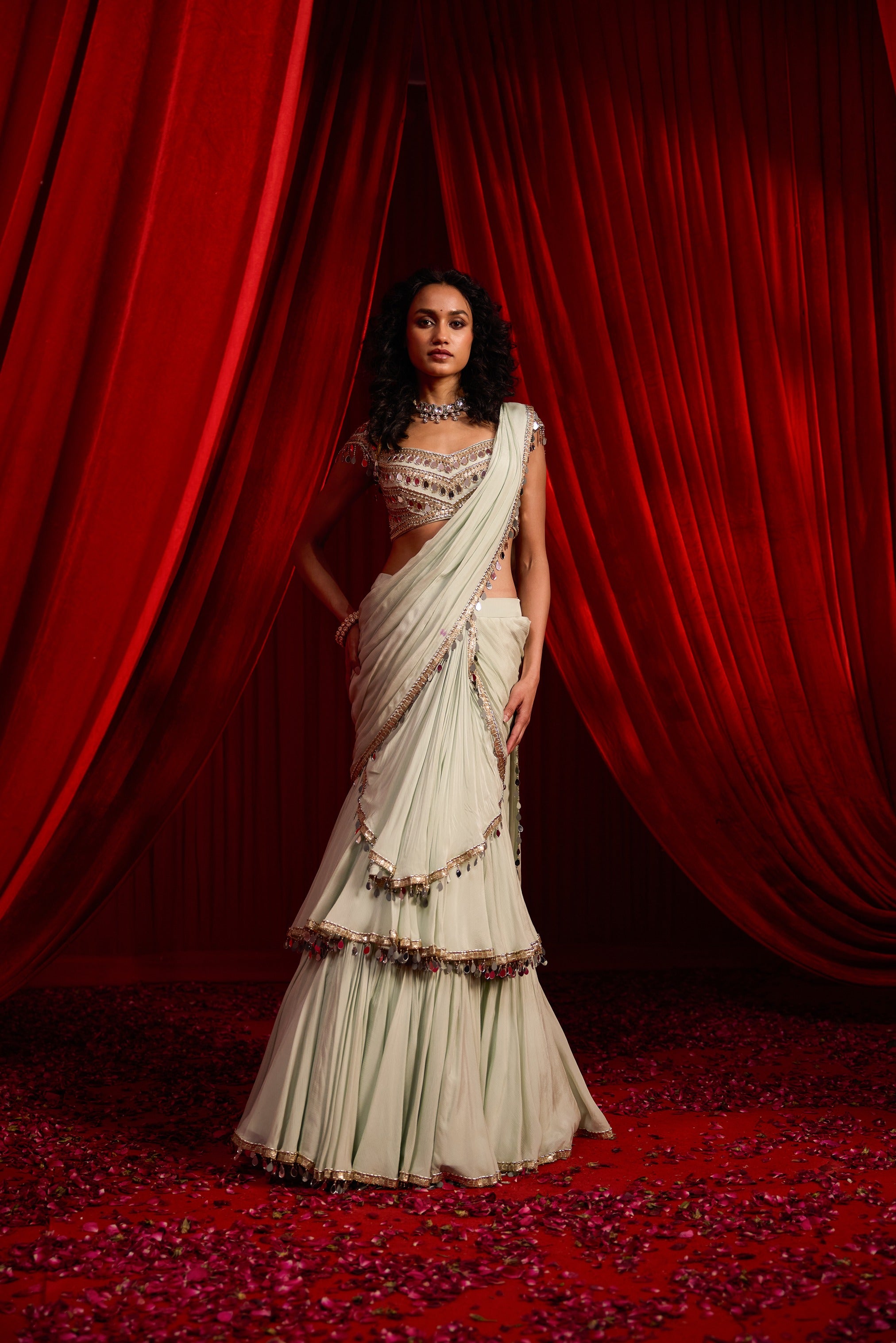 Bandhana Saree Set