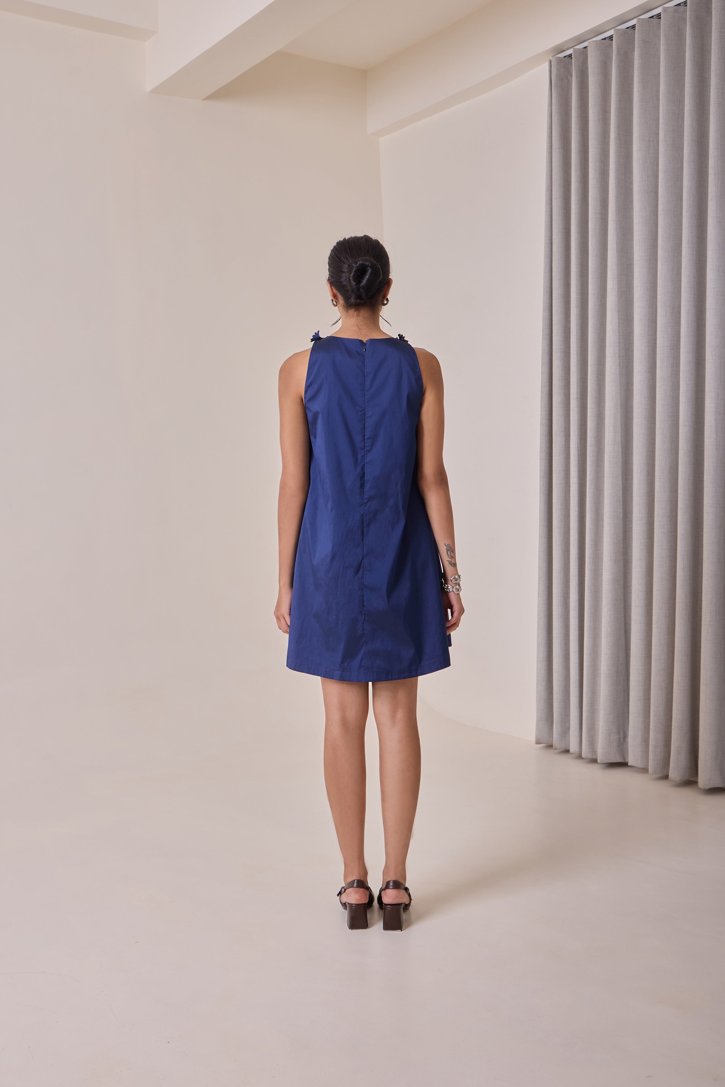 Midnight Art-Cut Shift