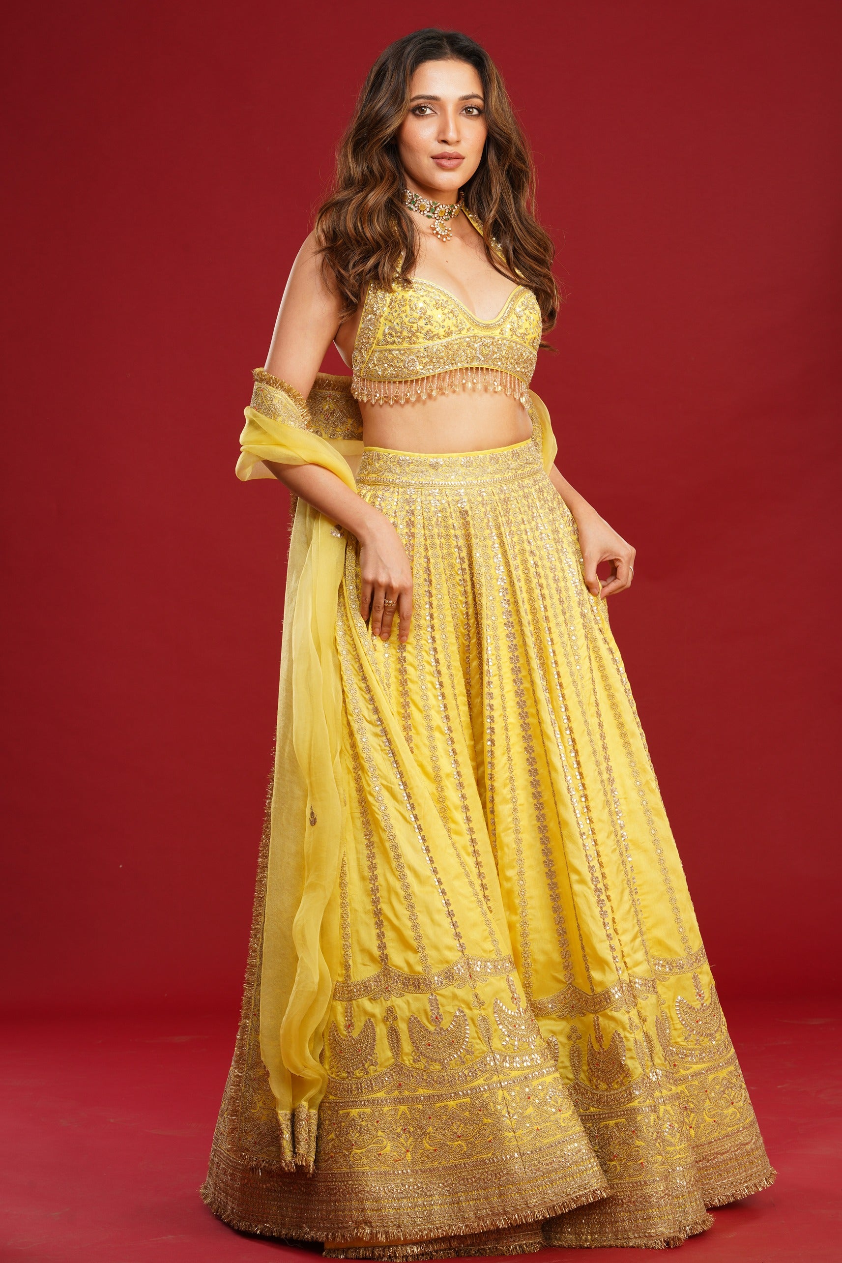 Neha Shetty in Zivaara Lehnga Set