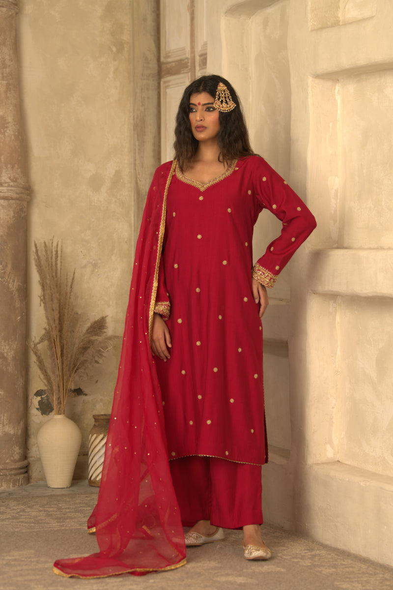 PINK DILKHUSH KURTA SET