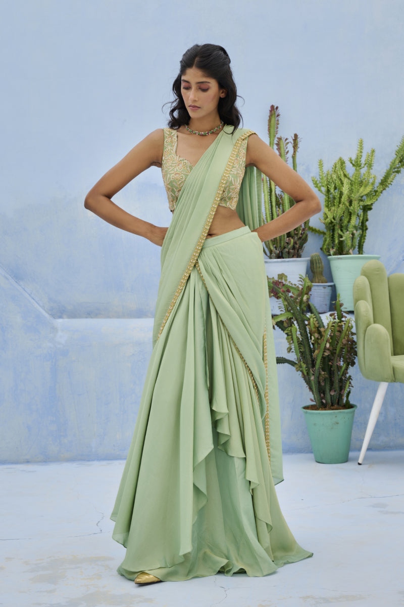 HASEEN PRE-DRAPE SAREE