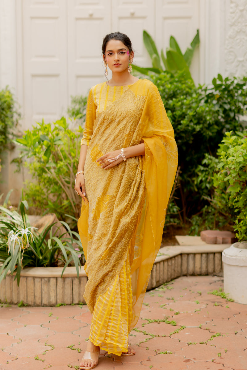 Nirvi - Saree & Blouse