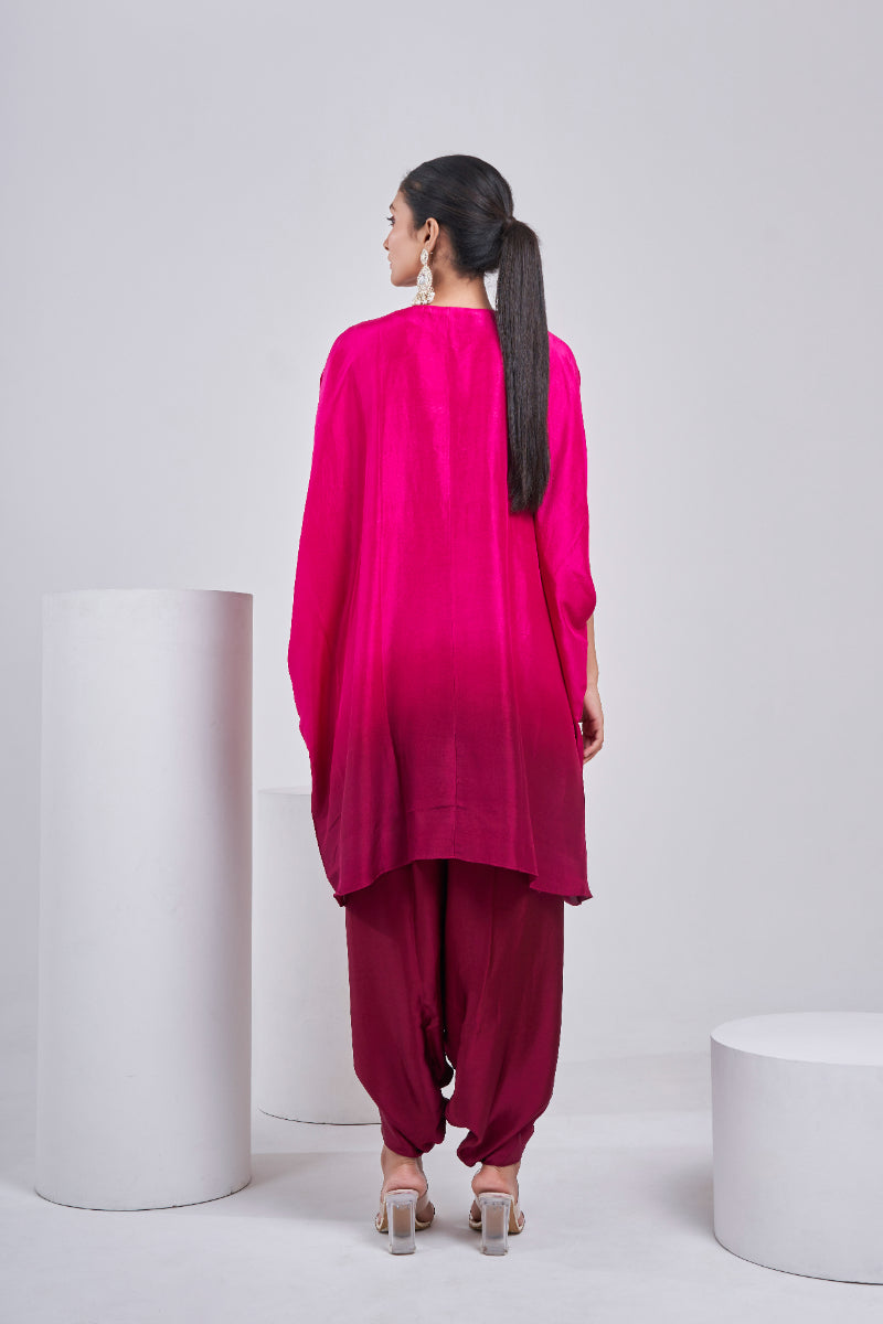 Rose Noir Kaftan set