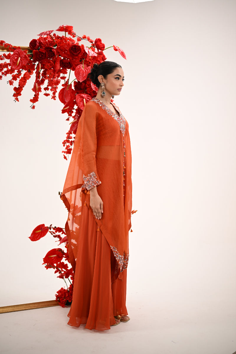 Burnt Orange Tara set