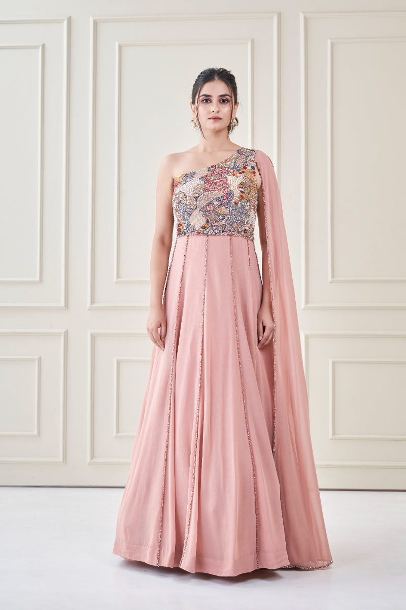 Blush Ember Gown