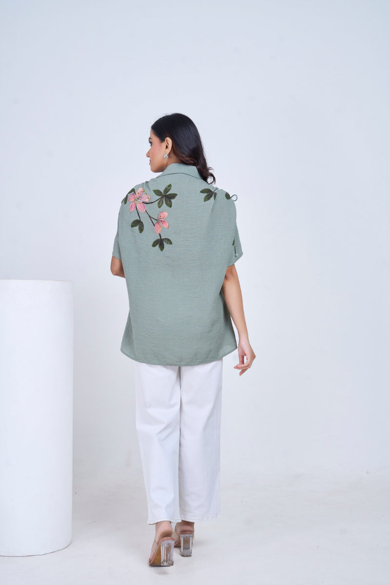Sage Mosaic Shirt