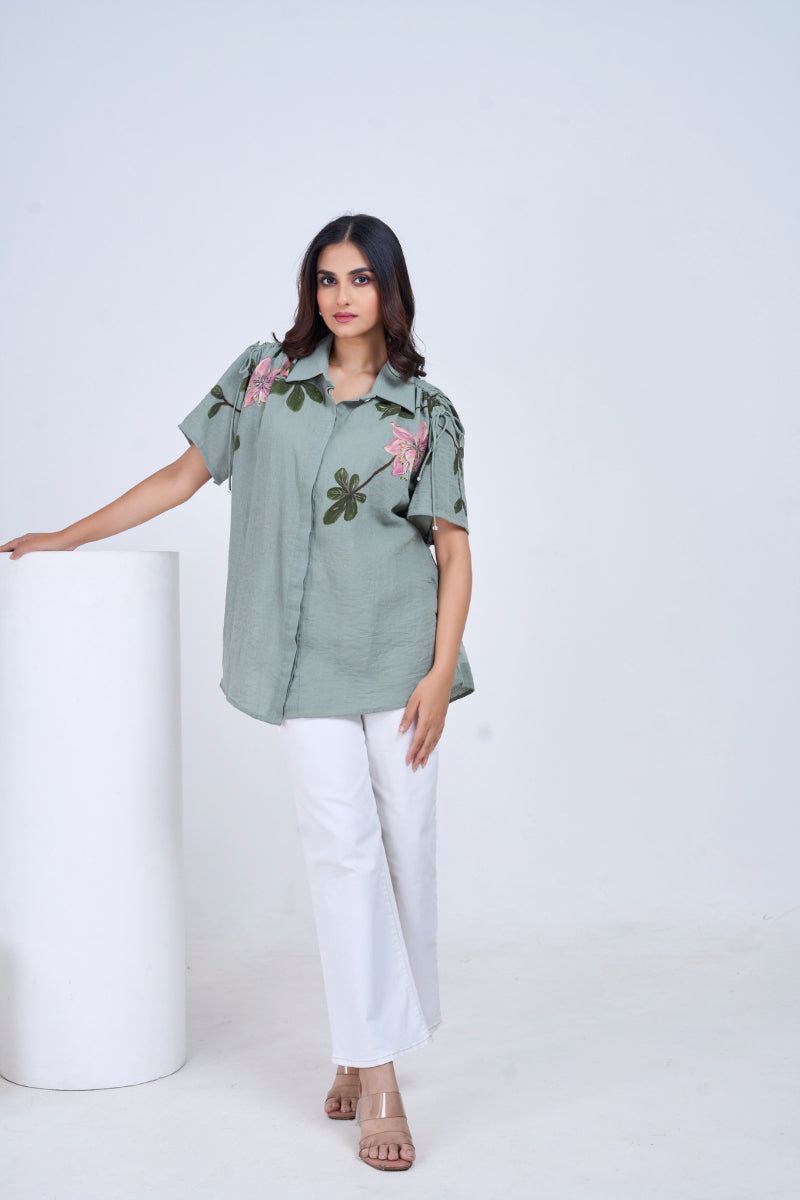 Jade bloom Shirt
