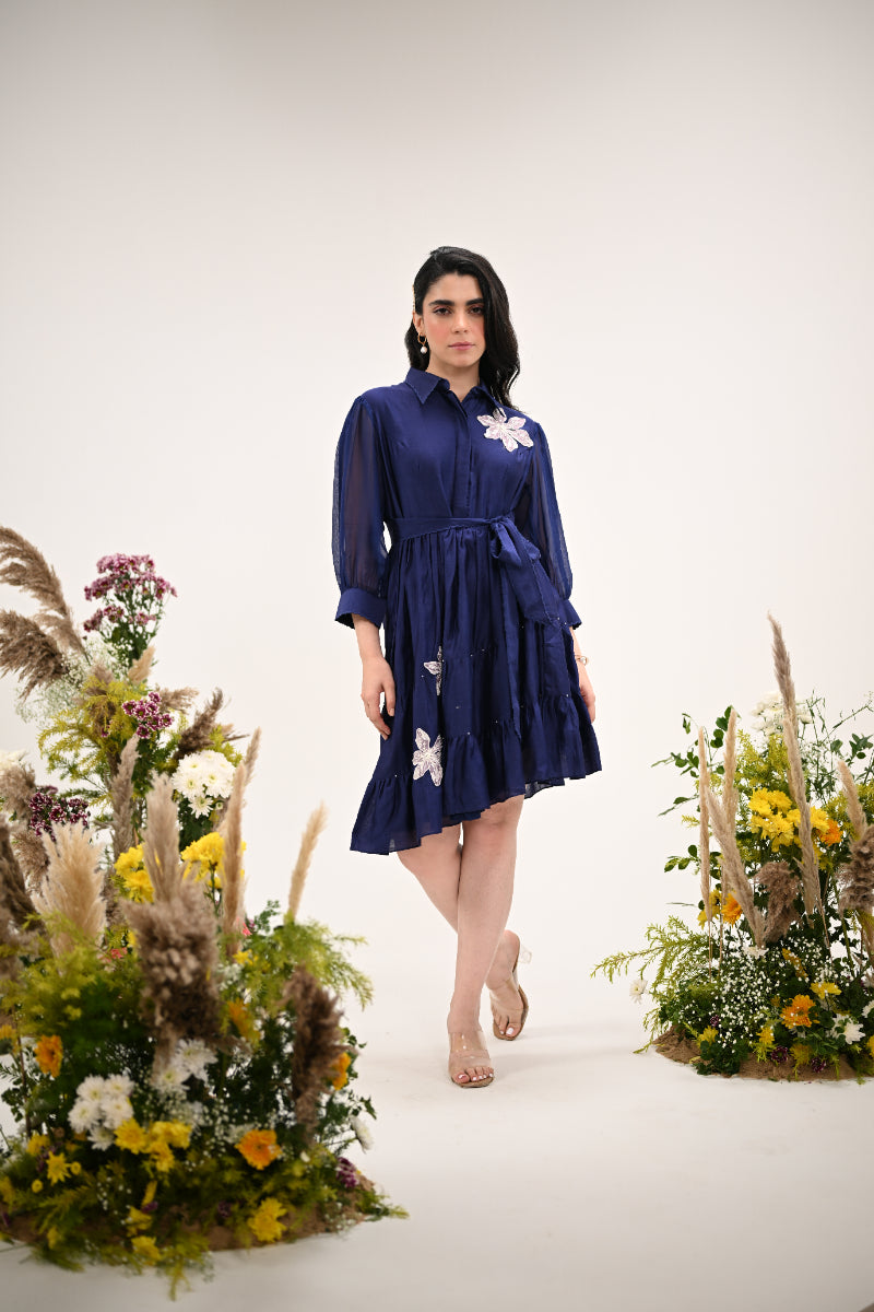 Navy Blue Rosa Dress