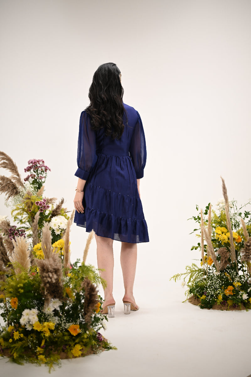 Navy Blue Rosa Dress
